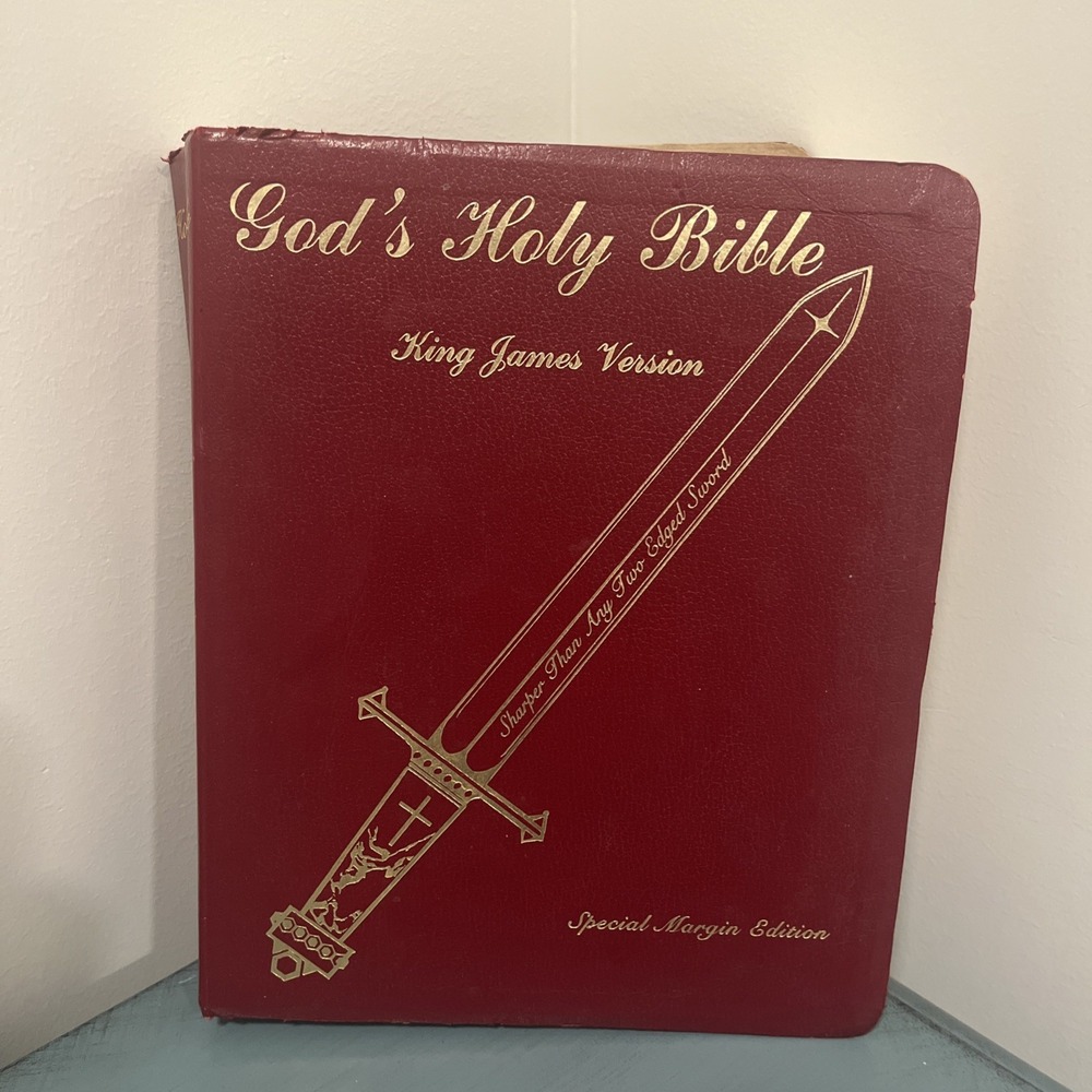 God's Word Holy Bible KJV Special Margin Edition Red Letter Large Print
